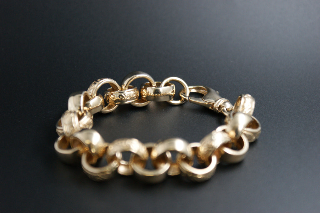 05-9CT Pattern Belcher bracelet