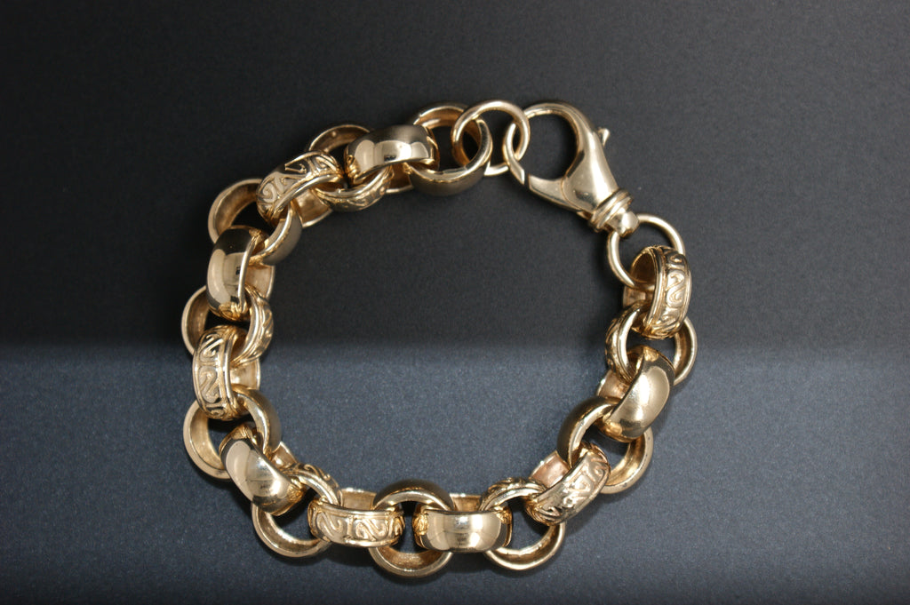 05-9CT Pattern Belcher bracelet