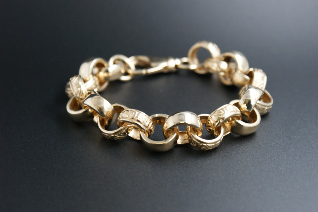 05-9CT Pattern Belcher bracelet