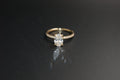 04-18ct Yellow Gold 1.30ct Oval Lab-Grown Diamond Ring