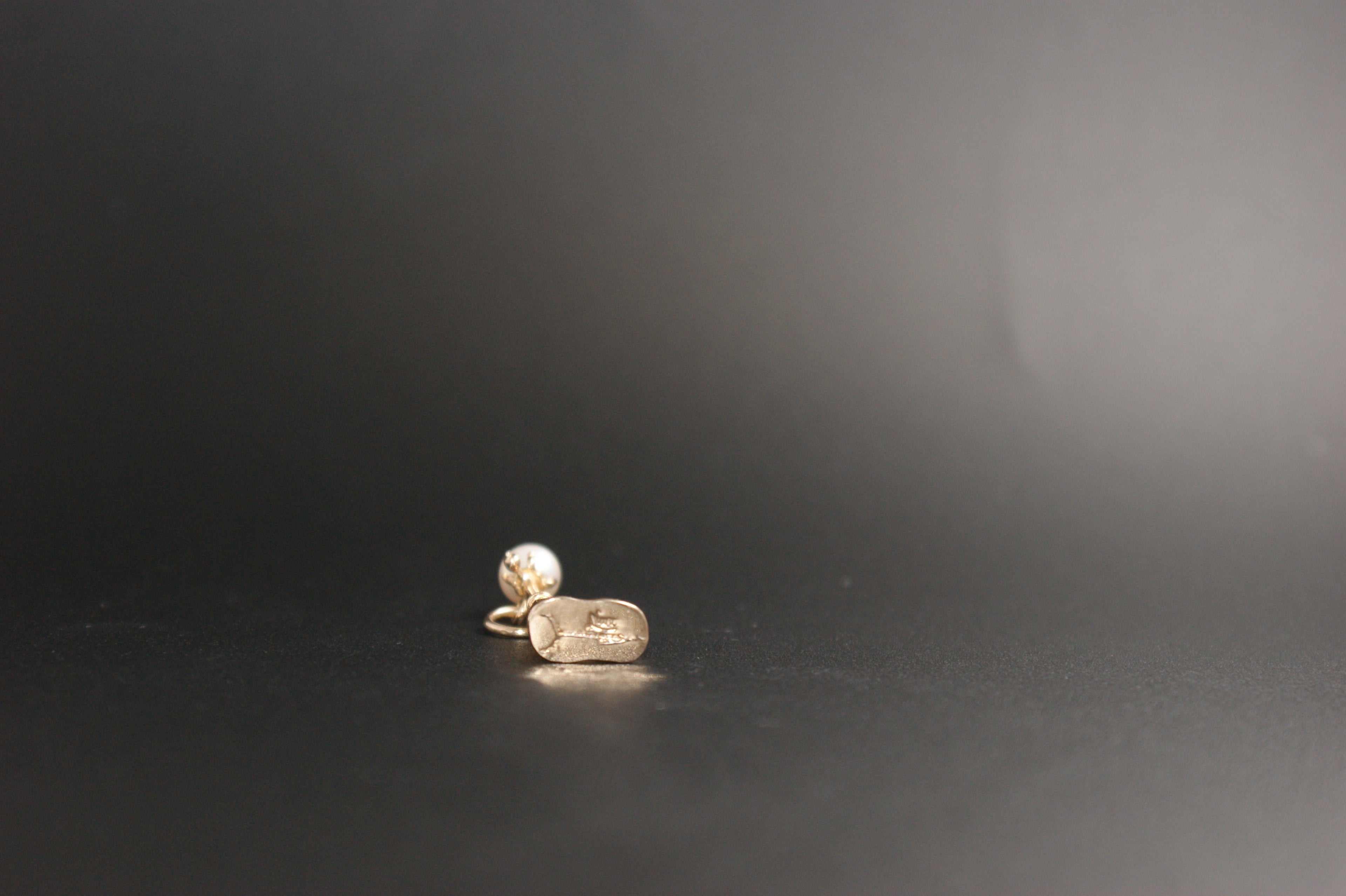 026- 9ct  Dog barking up a lamppost Nuvo charm