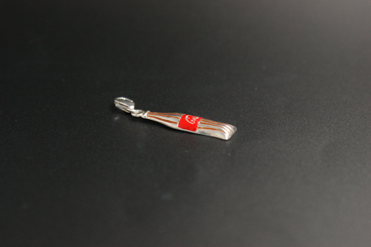 030- Silver coca-Cola Bottle charm