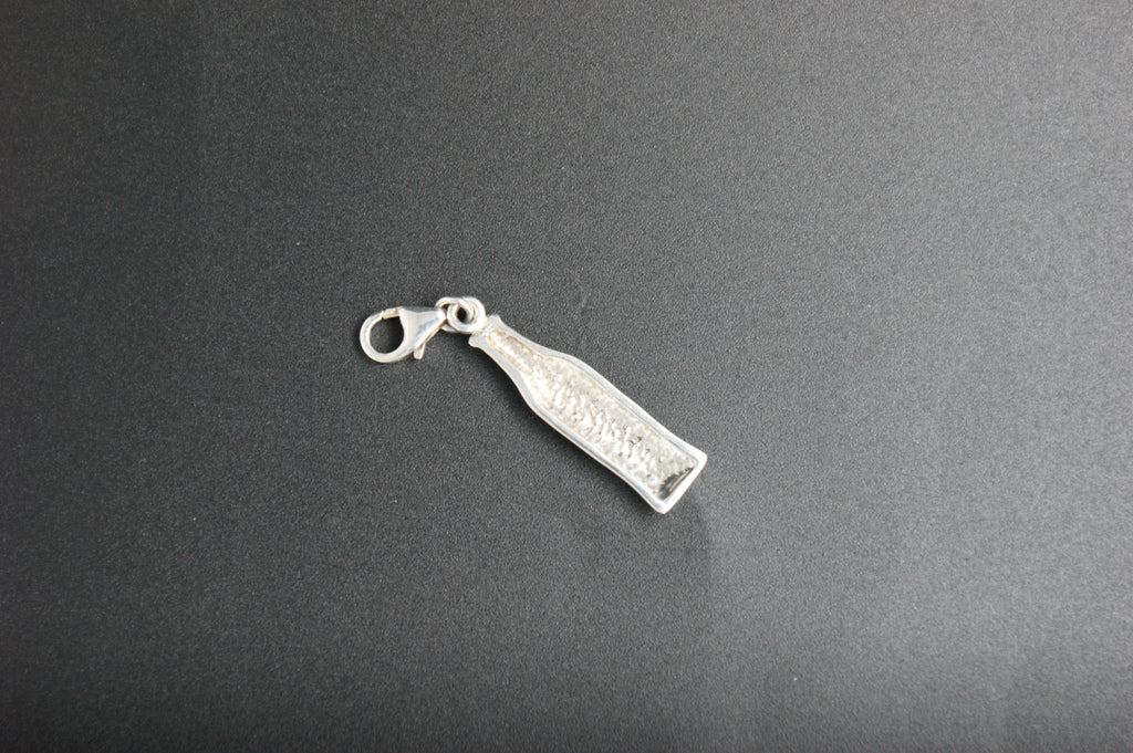 030- Silver coca-Cola Bottle charm