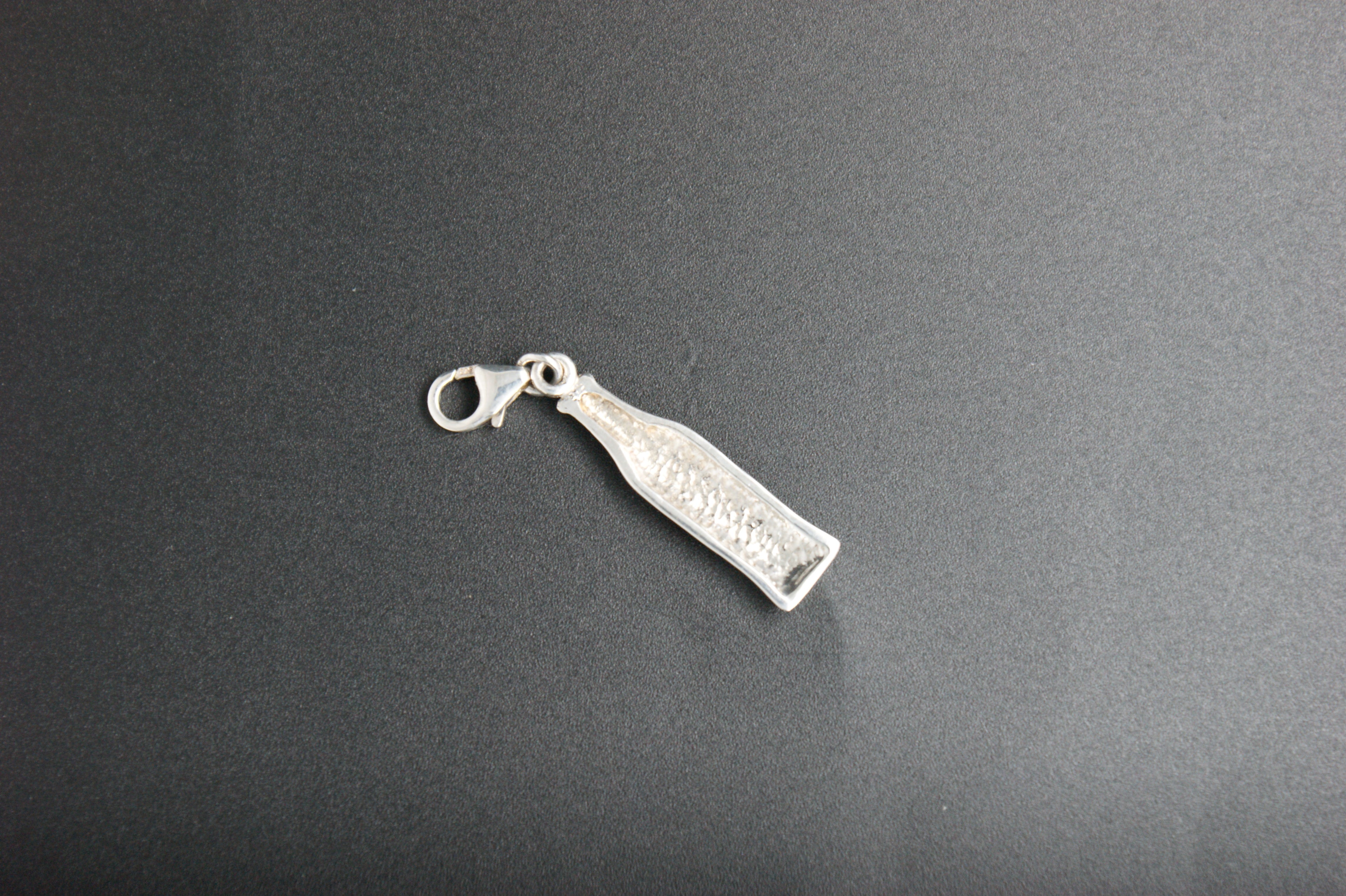 030- Silver coca-Cola Bottle charm
