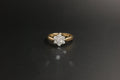 062-18ct Yellow Gold Diamond Cluster Ring 0.75ct