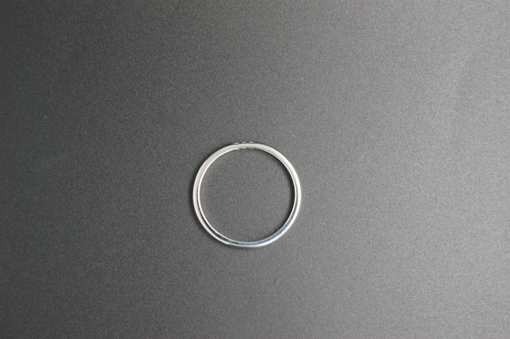 063- Authentic Tiffany & Co. Platinum and Diamond Wedding Band