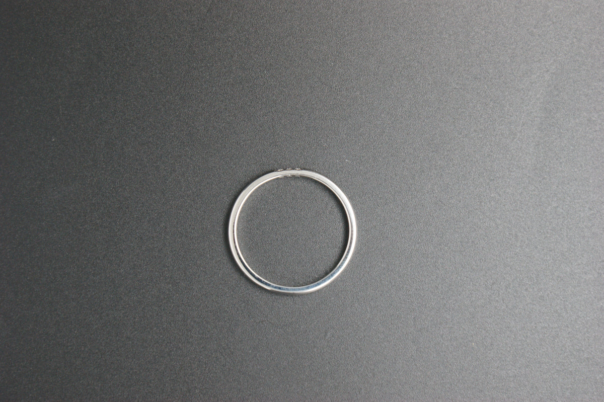 063- Authentic Tiffany & Co. Platinum and Diamond Wedding Band