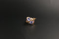 064- 18ct Yellow Gold Alexandrite & Ruby Ring