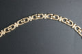 077- 9ct Yellow Gold Greek Key Link Chain