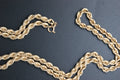 080- 9ct Yellow Gold Diamond-Cut Rope Chain