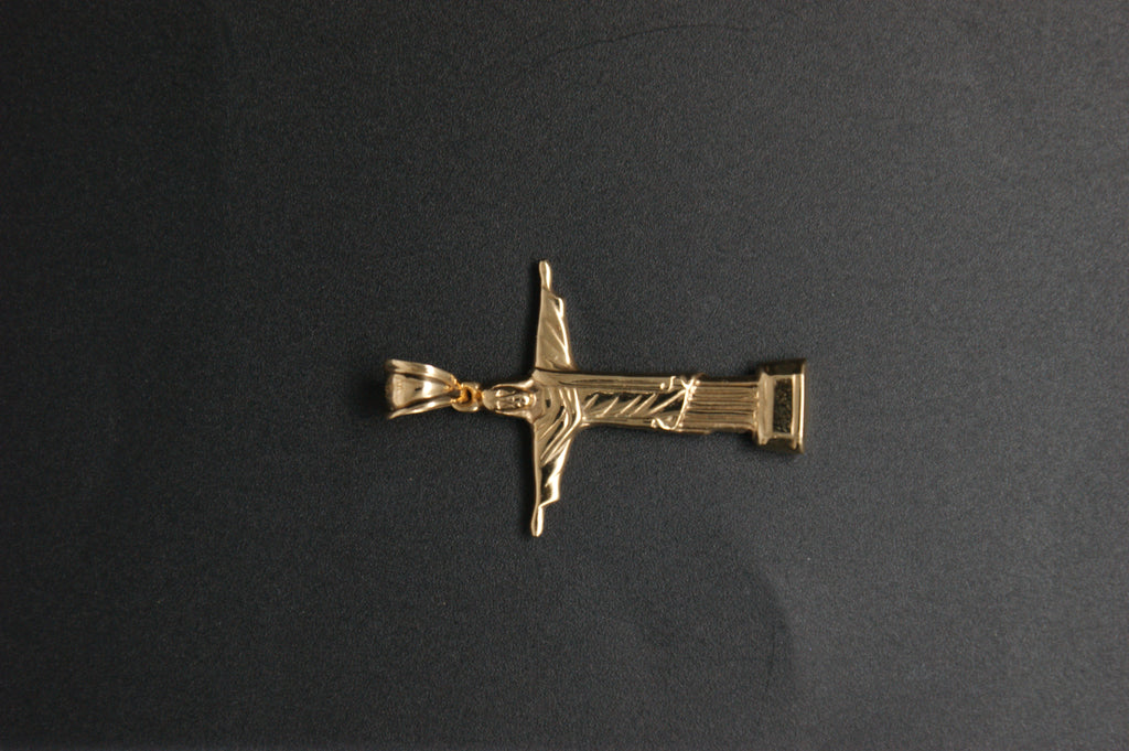 094-14ct Gold Christ the Redeemer Pendant