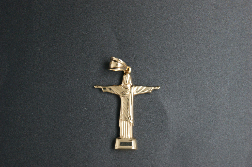 094-14ct Gold Christ the Redeemer Pendant