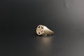 099- 9ct Pentagram Signet Ring