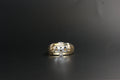 0100- 9ct diamond DAD ring.
