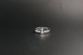 0105- Platinum Plain Court Wedding Band