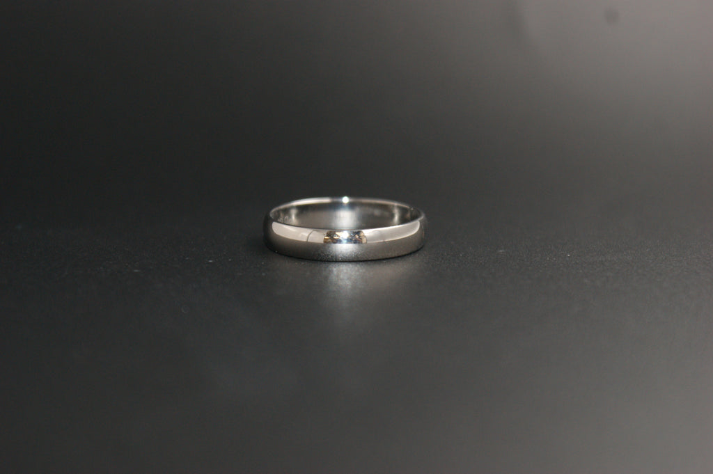 0106- Palladium Plain Court Wedding Ring