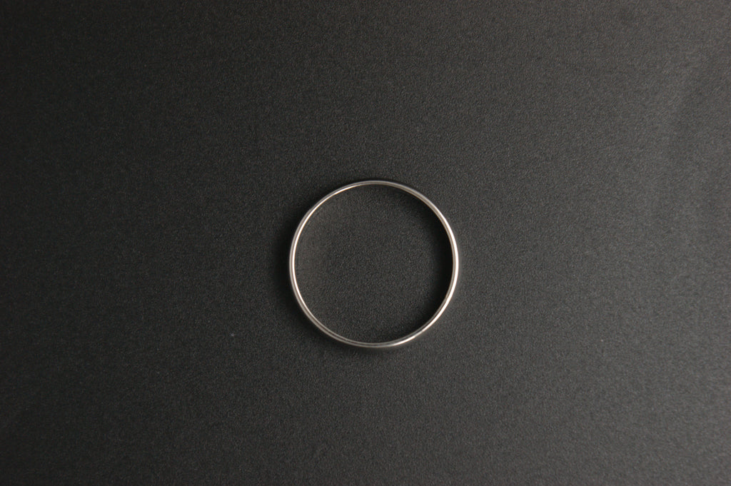 0106- Palladium Plain Court Wedding Ring