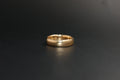 0109-22ct Gold Plain Court Wedding Ring
