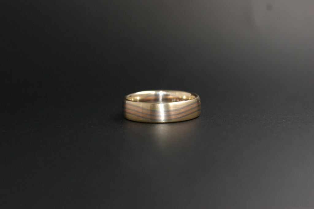 0118- 18ct satin finish wedding band.