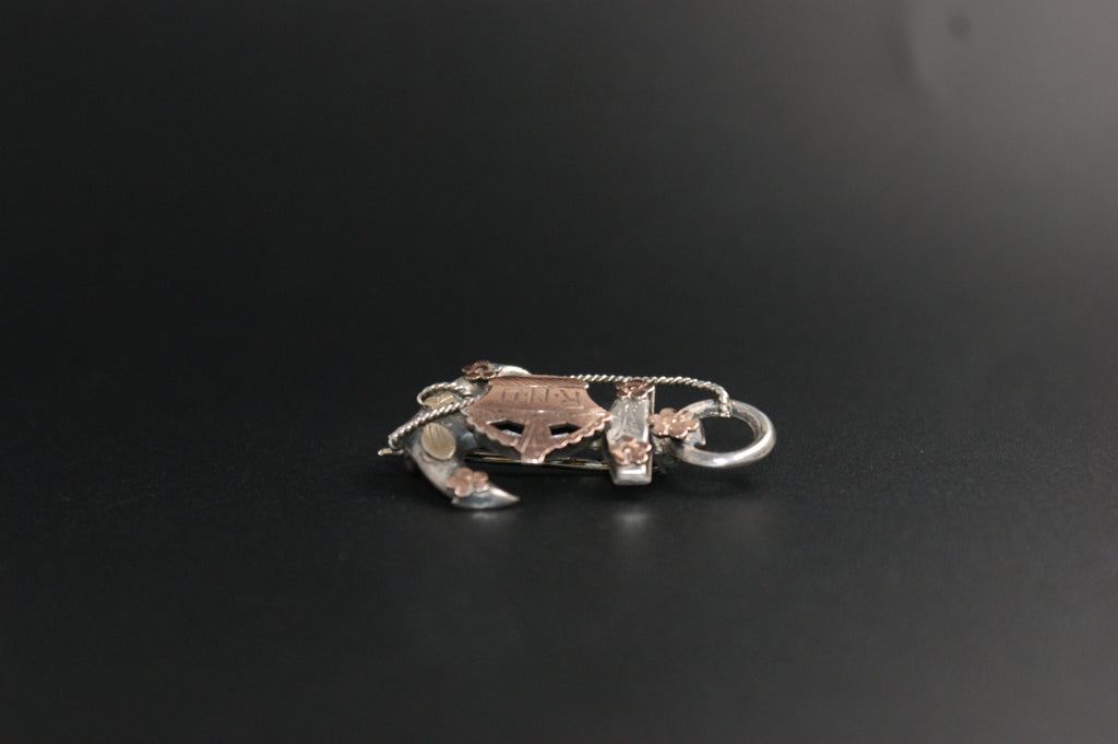 0126- Silver, Gold & Enamel Royal Naval Division (RND)