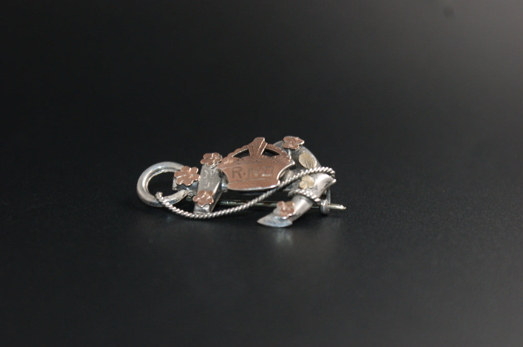 0126- Silver, Gold & Enamel Royal Naval Division (RND)
