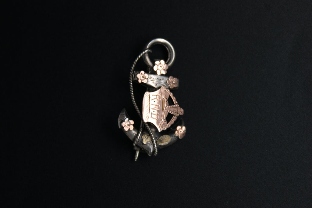 0126- Silver, Gold & Enamel Royal Naval Division (RND)
