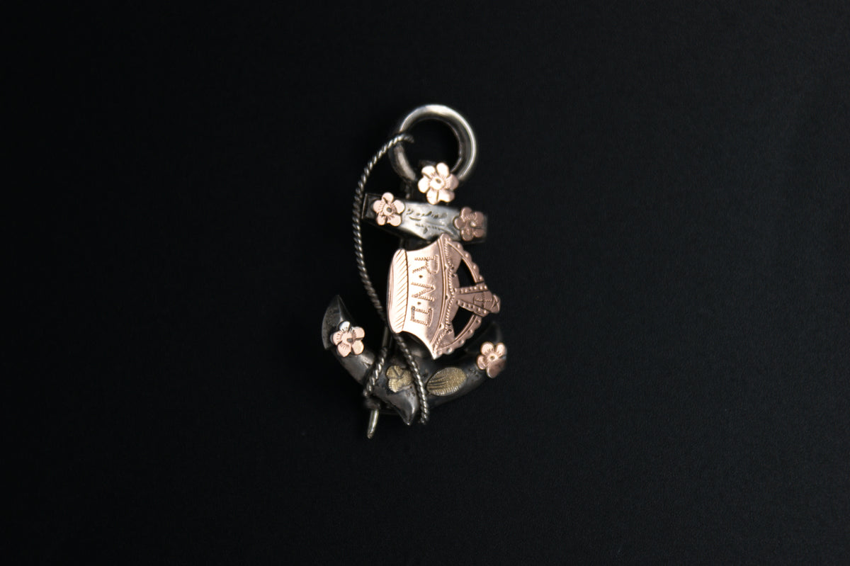 0126- Silver, Gold & Enamel Royal Naval Division (RND)