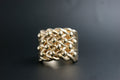 0135- 9ct Woven Keeper Ring