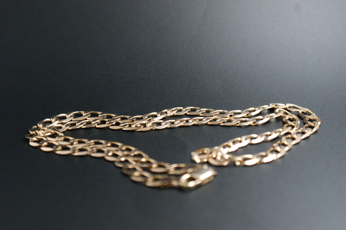 0160- 9ct 20'' Curb Link Chain Necklace
