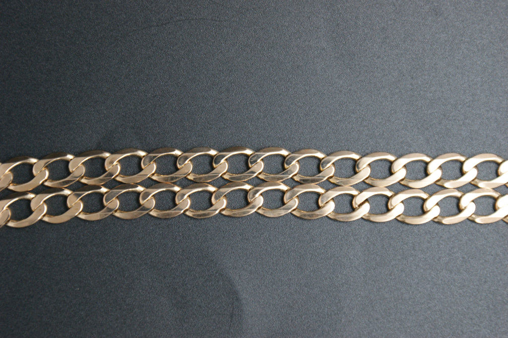 0160- 9ct 20'' Curb Link Chain Necklace