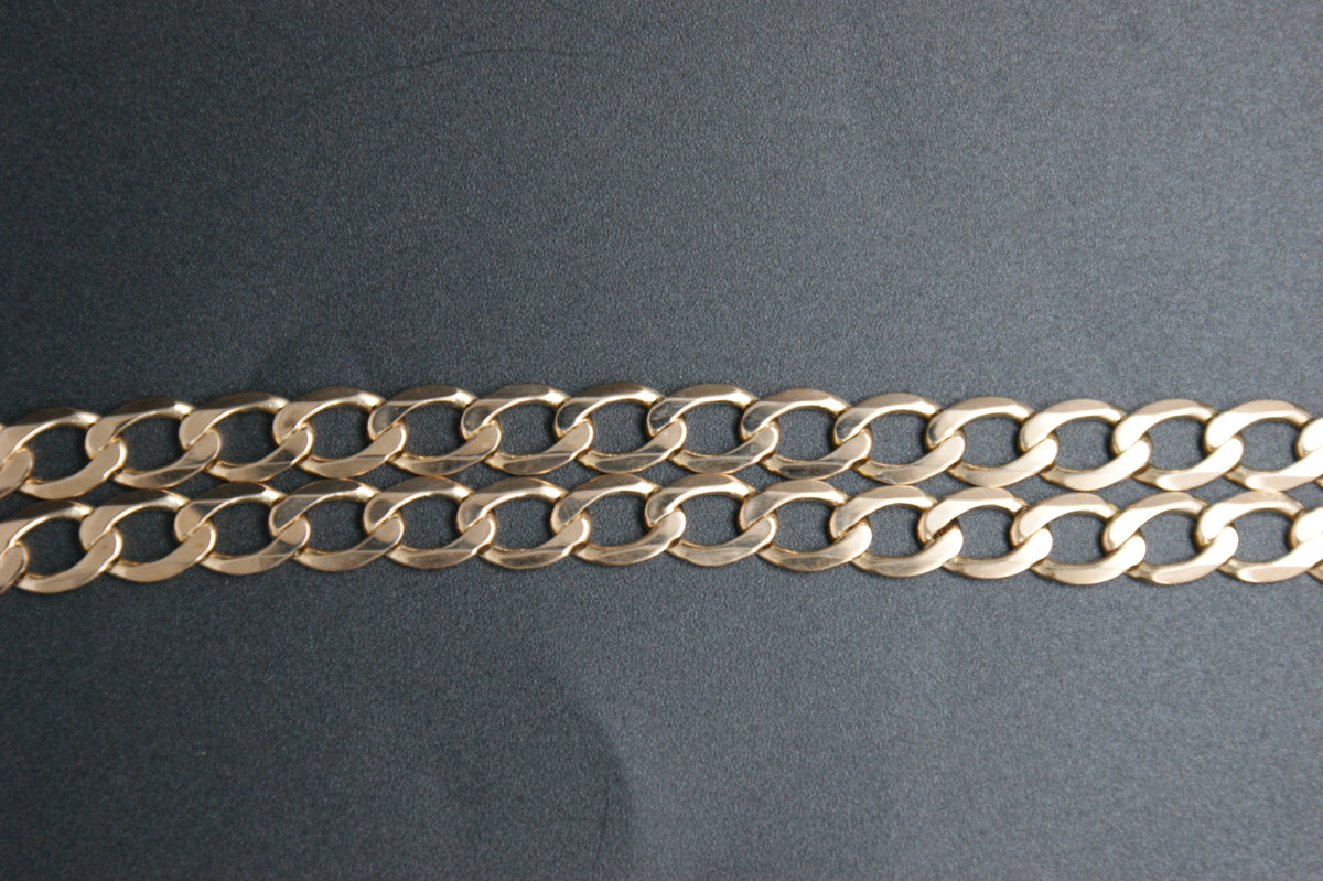 0160- 9ct 20'' Curb Link Chain Necklace