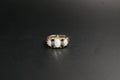 0185-9ct Gold Opal and Sapphire Ring