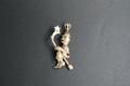 0193- 9ct Gold Witch Pendant