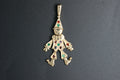 0199- 9ct Yellow Gold Jester Pendant