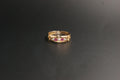 0204- 18ct Yellow Gold Ruby and Pearl Ring