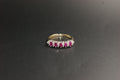 0205- 18ct Gold Marquise Ruby and Diamond Ring